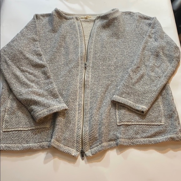 Eileen Fisher Sweaters - Eileen Fisher Cardigan organic cotton size large